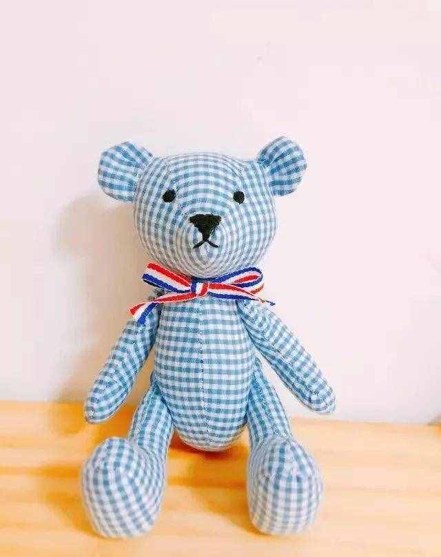 「手工布艺」｜家里的碎布不要扔了，做成布偶小熊简直美翻天！