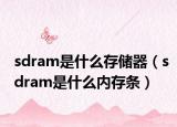 sdram是什么存储器（sdram是什么内存条）