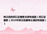 钟汉良的何以笙箫默全部电视剧（何以笙箫默（2015年钟汉良唐嫣主演的电视剧））