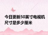 今日更新50英寸电视机尺寸是多少厘米