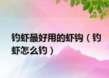 钓虾最好用的虾钩（钓虾怎么钓）