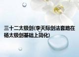 三十二太极剑(李天际剑法套路在杨太极剑基础上简化)