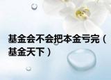 基金会不会把本金亏完（基金天下）