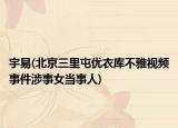 宇易(北京三里屯优衣库不雅视频事件涉事女当事人)