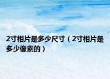 2寸相片是多少尺寸（2寸相片是多少像素的）