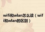wifi和wlan怎么读（wifi和wlan的区别）