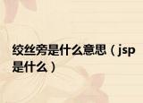 绞丝旁是什么意思（jsp是什么）
