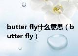 butter fly什么意思（butter fly）