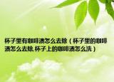 杯子里有咖啡渍怎么去除（杯子里的咖啡渍怎么去除,杯子上的咖啡渍怎么洗）