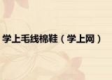 学上毛线棉鞋（学上网）