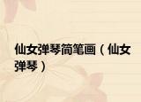 仙女弹琴简笔画（仙女弹琴）