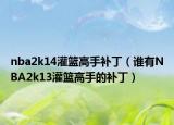 nba2k14灌篮高手补丁（谁有NBA2k13灌篮高手的补丁）