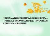 主机只有vga接口 但显示器是dvi-i接口能转换吗是dp（电脑主机上有HDMI接口,显示器上只有VGA接口,用HDMI转VGA效果有不同吗）