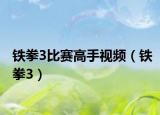 铁拳3比赛高手视频（铁拳3）