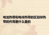 电加热带和电伴热带的区别伴热带的作用是什么是的