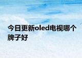 今日更新oled电视哪个牌子好