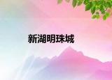 新湖明珠城