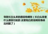 导致长白头发的原因有哪些（长白头发是什么原因引起的 这里有白发说明你身体出问题了）