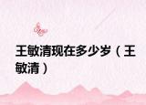 王敏清现在多少岁（王敏清）