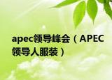 apec领导峰会（APEC领导人服装）