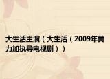 大生活主演（大生活（2009年黄力加执导电视剧））