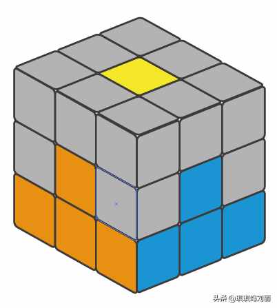 简单的魔方教程，8个动作8个公式，幼儿园小朋友都能学会