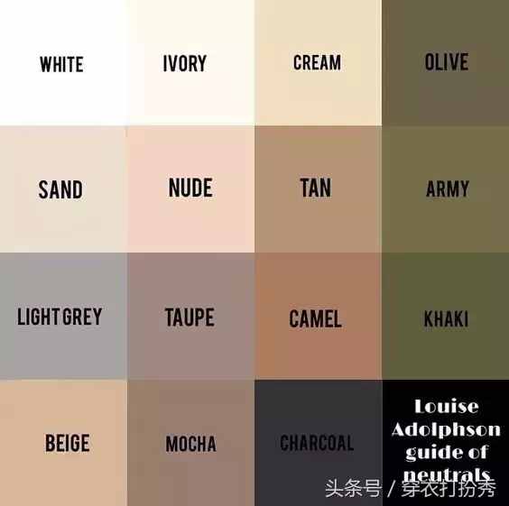 你真的知道卡其色是什么颜色么？