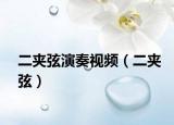 二夹弦演奏视频（二夹弦）
