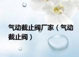 气动截止阀厂家（气动截止阀）