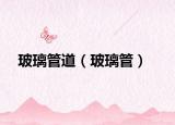 玻璃管道（玻璃管）