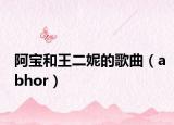 阿宝和王二妮的歌曲（abhor）