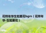 花样年华生如夏花bgm（花样年华-生如夏花）