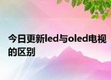 今日更新led与oled电视的区别