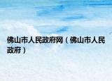佛山市人民政府网（佛山市人民政府）