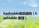 hashtable底层结构（hashtable 原理）