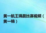 黄一航王瑀晨比赛视频（黄一楠）