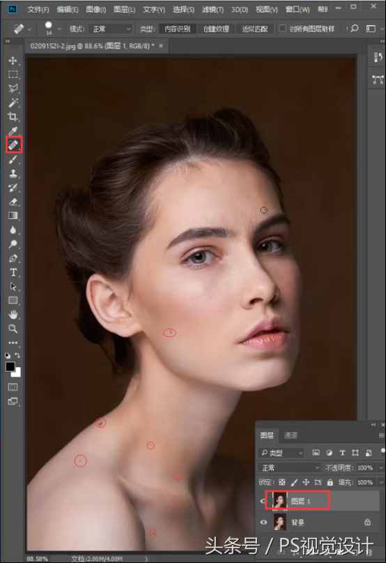 后期处理！PS通道进行皮肤磨皮