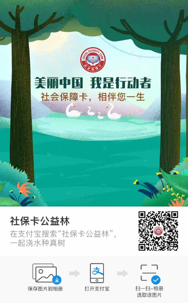 邀您来蚂蚁森林为地球加点绿 社保卡公益林已浇水10吨啦