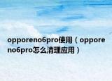 opporeno6pro使用（opporeno6pro怎么清理应用）