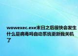 wowexec.exe末日之后很快会发生什么是病毒吗自动系统更新我关机了