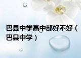 巴县中学高中部好不好（巴县中学）