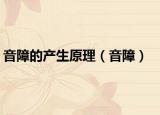 音障的产生原理（音障）