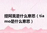 提阿莫是什么意思（tiamo是什么意思）