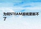 为何STEAM游戏更新不了