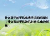 什么牌子的手机电池待机时间最长（什么智能手机待机时间长,电池耐用）