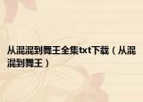 从混混到舞王全集txt下载（从混混到舞王）