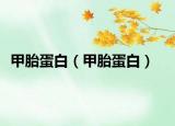 甲胎蛋白（甲胎蛋白）