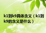 k1到k9具体含义（k1到k9的含义是什么）