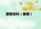 雁卿资料（雁卿）