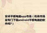安卓平板电脑app市场（机锋市场是专门下载android平板电脑的软件吗?）